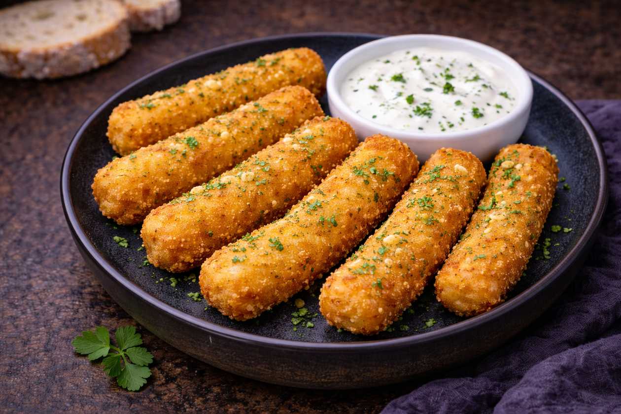 Juustupulgad ürdikastmega 8 tk