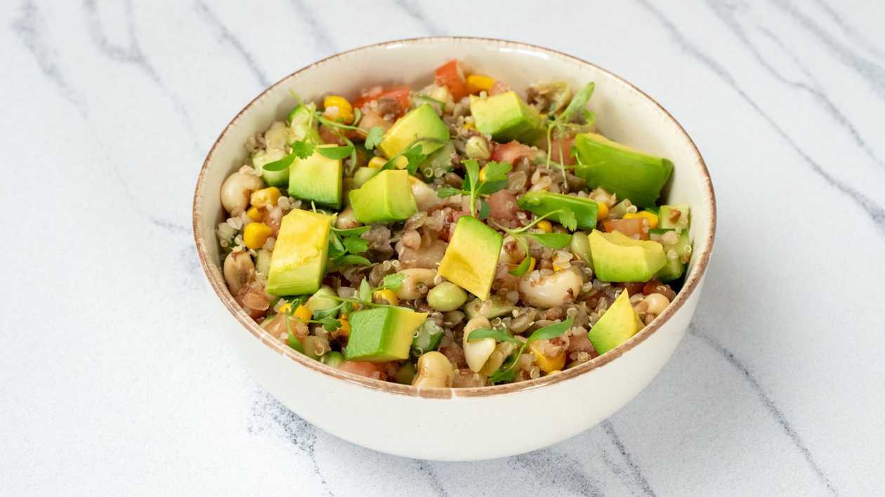 Супер зерновой салат