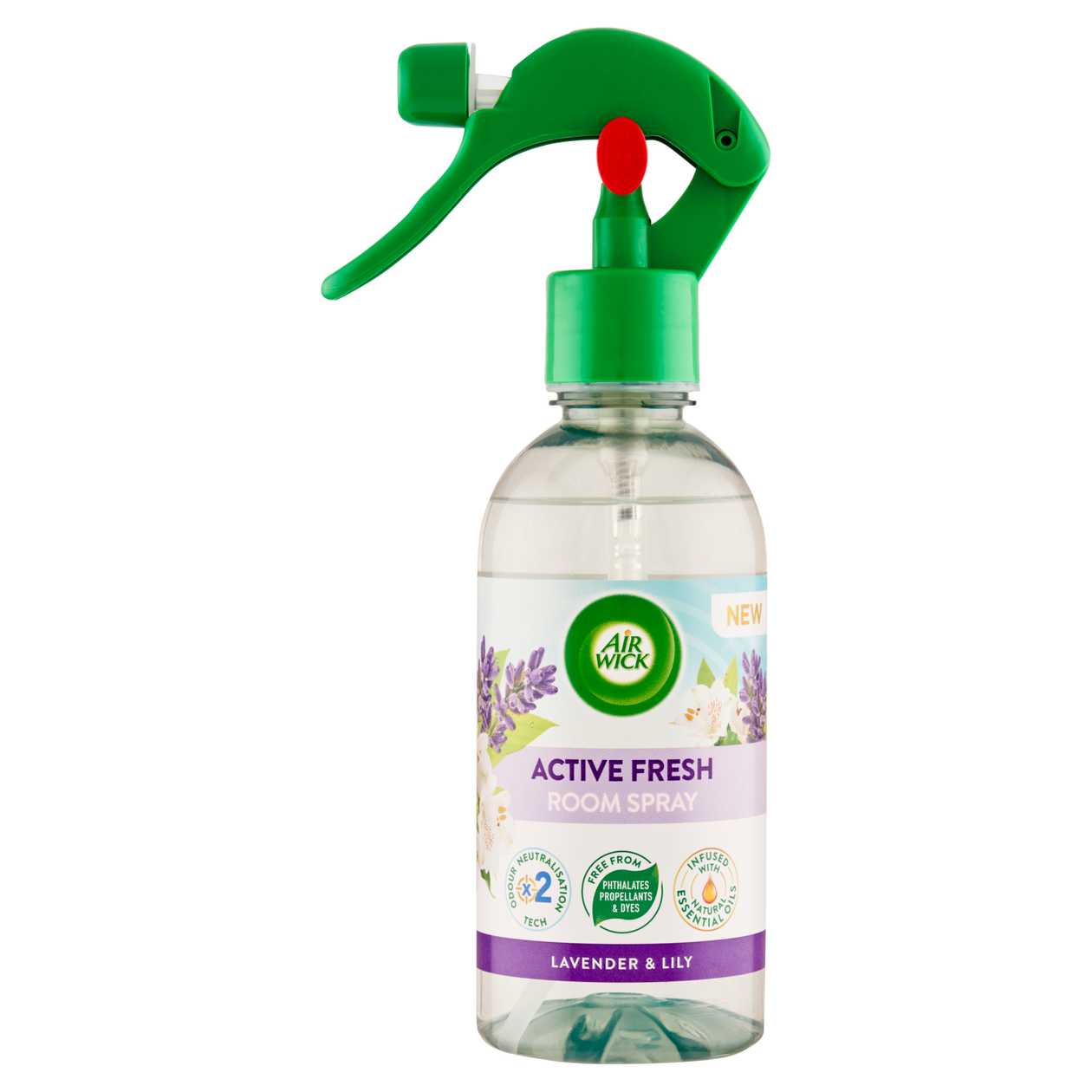 Air Wick Active Fresh Osvěžovač vzduchu ve spreji levandule a lilie 237ml