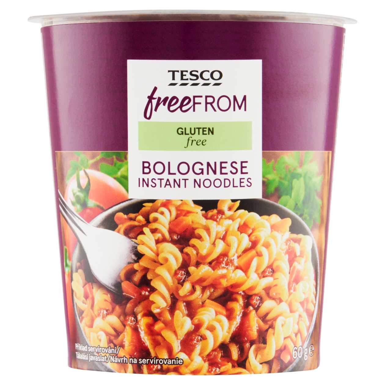 Tesco Free From Bolognese Instant Noodles 60g