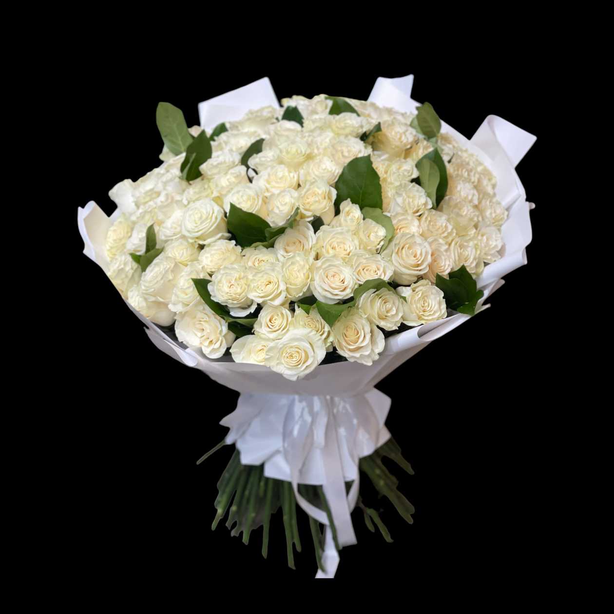 101 White Roses