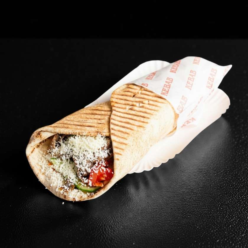 Dürüm kebab se sýrem