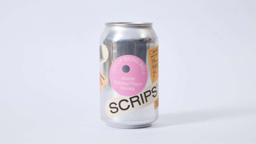 SCRIPS Pomegranate & Pink Pepper & Apricot Aperitif Soda