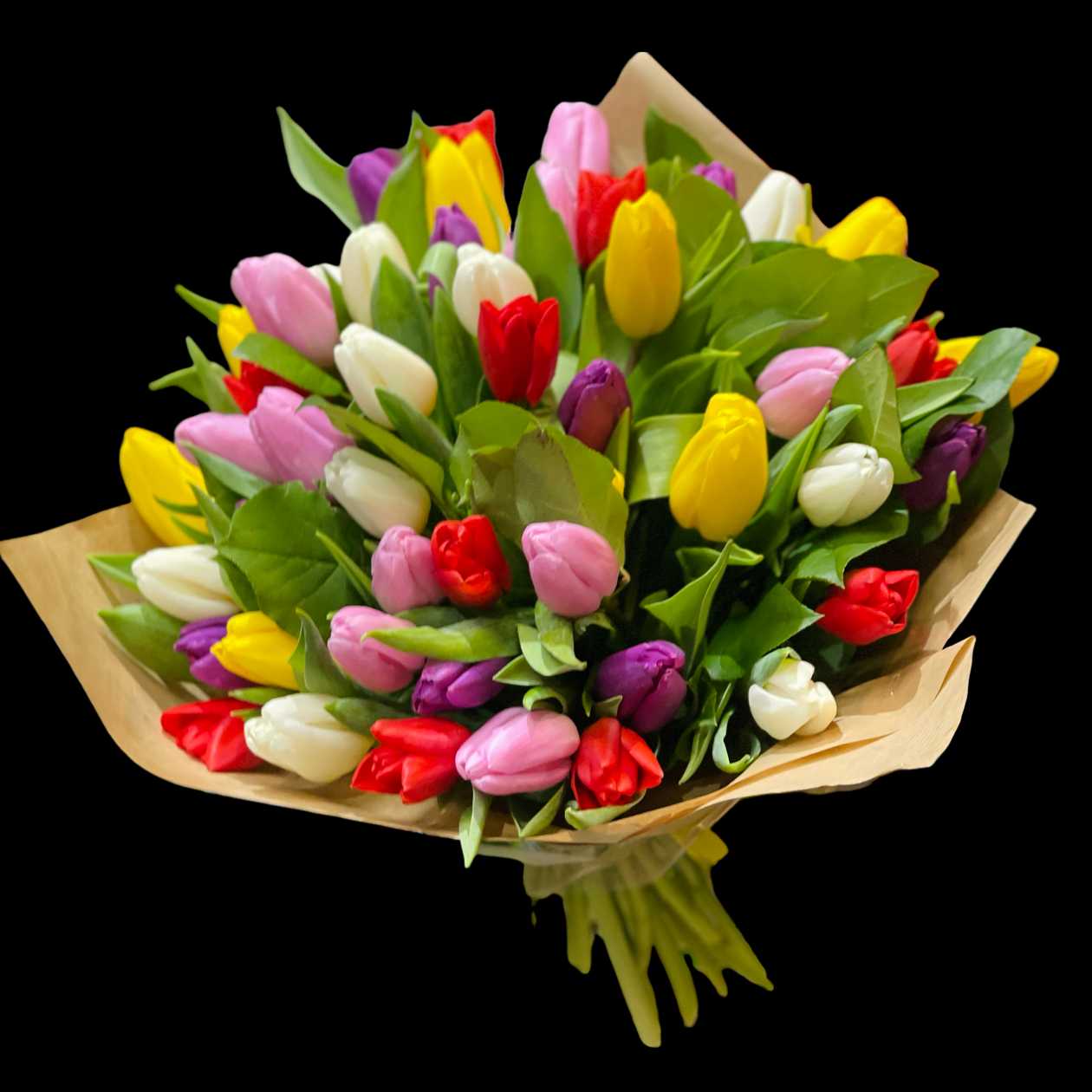 51 Mixed Tulips