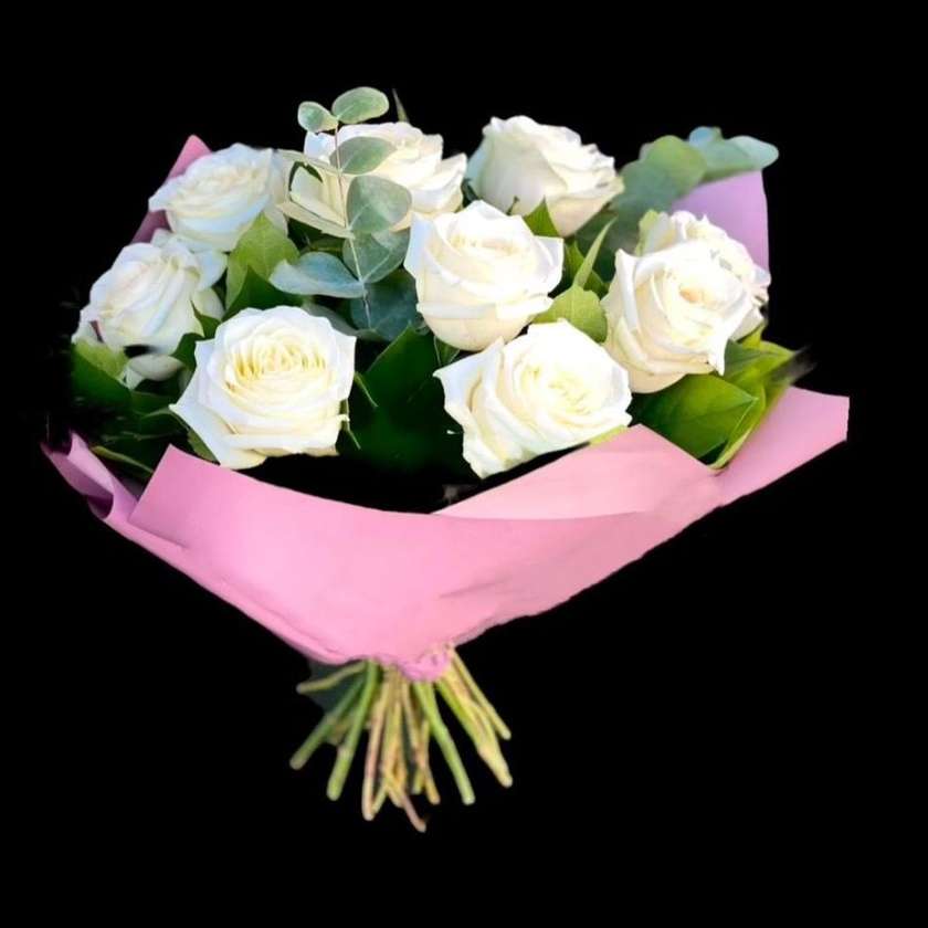 White Roses Bouquet