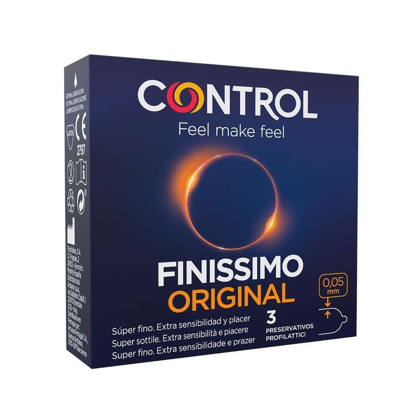 Preservativos Finíssimo Original - Control (3 un)
