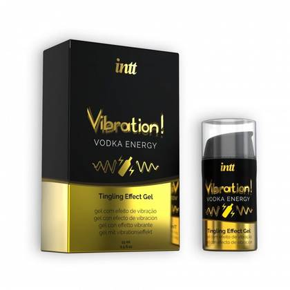 Gel Estimulante com Efeito Vibratório - Efeito Quente - Vodka - Intt (15 ml)