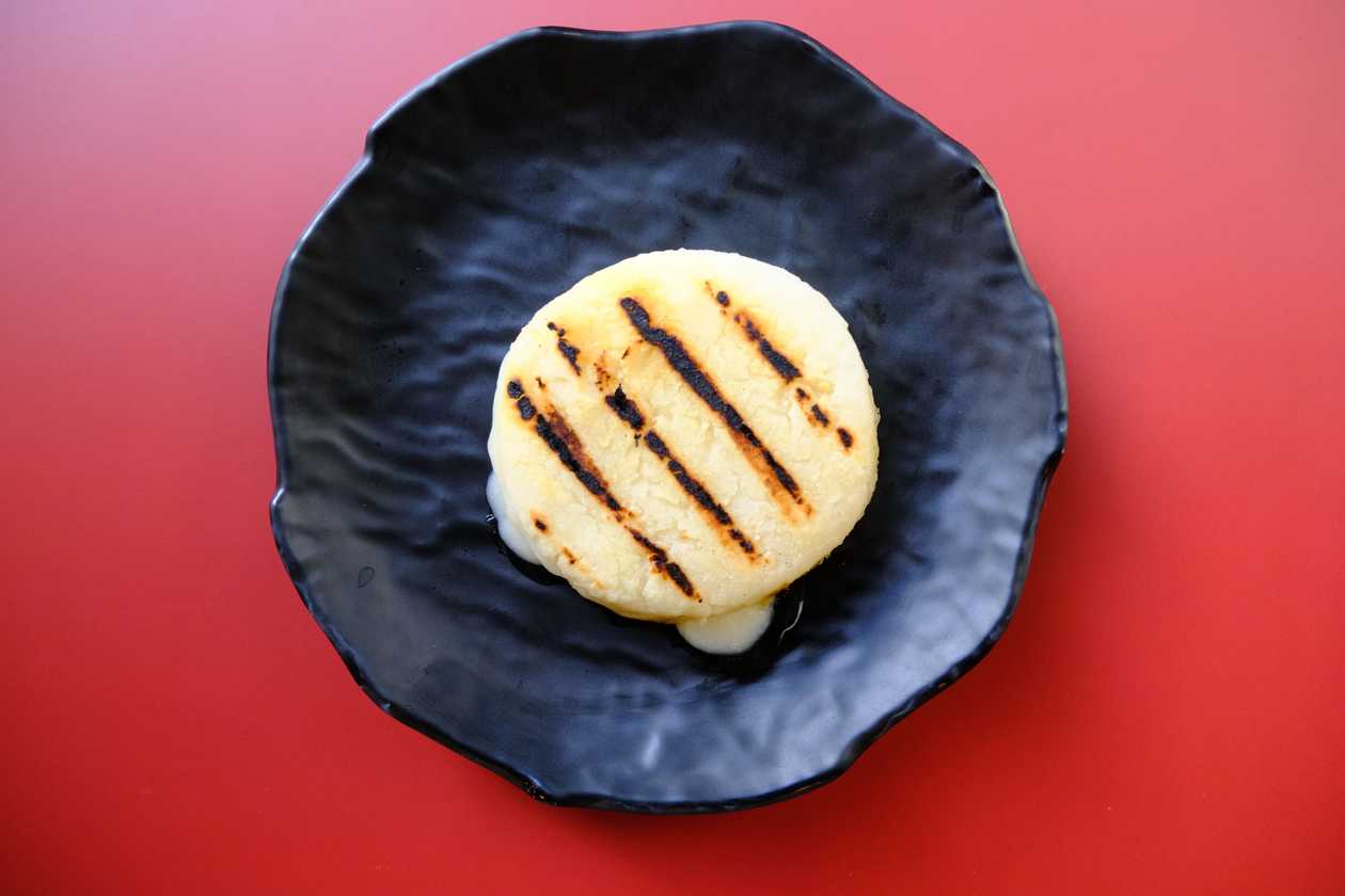 Arepa with cheese