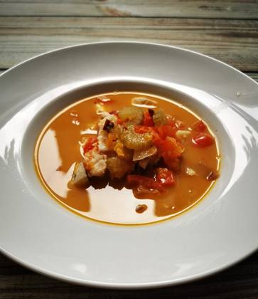 Sicilietiška žuvienė (antra dienos sriuba )