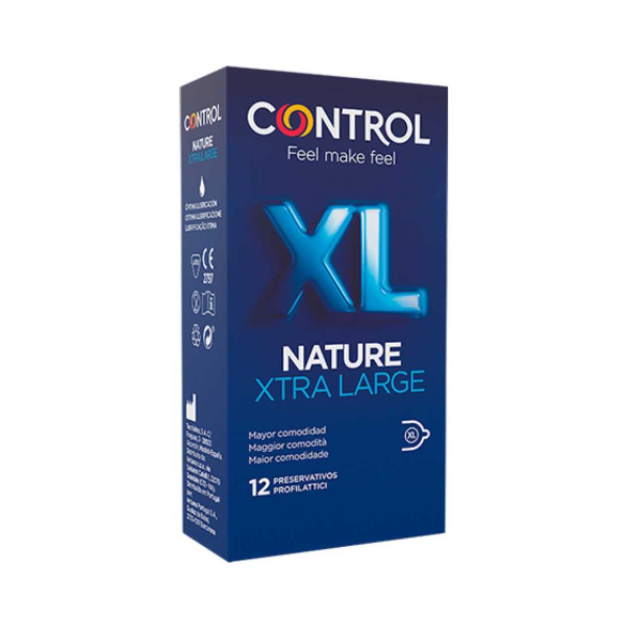 Preservativos XL Nature Xtra Large - Control (12 un)