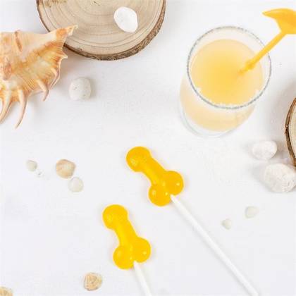 Chupa de Goma em Forma de Pénis - Piña Colada - Secret Play