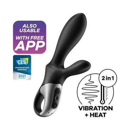 Vibrador Vaginal e Ponto G com Aquecimento e App - Heat Climax + - Satisfyer (1 un)