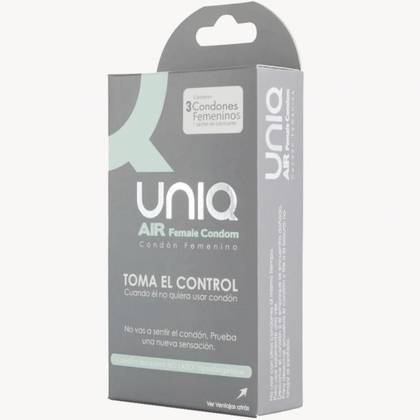 Preservativos Femininos - Sem Látex - Uniq Condoms (3 un)