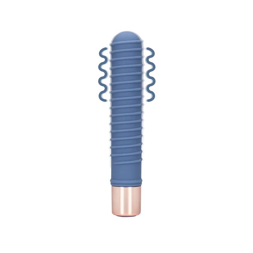 Mini Vibrador com Textura - Ribbed Mini Vibrator - Loveline (1 un)