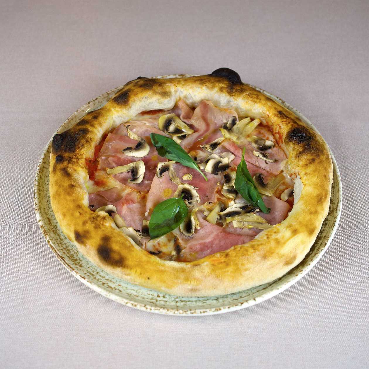 Prosciutto Cotto and Mushrooms