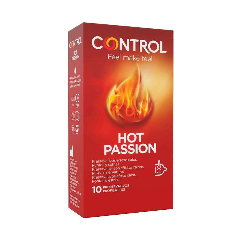 Preservativos Efeito Quente - Hot Passion - Control (10 un)