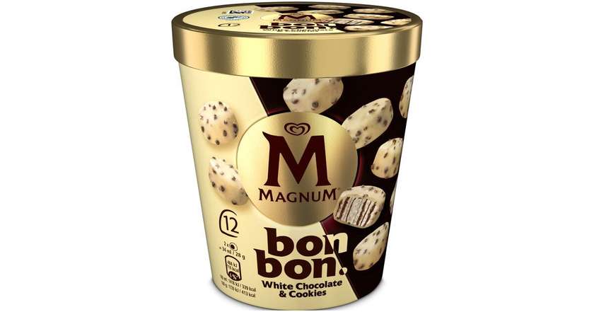 MAGNUM bonbon ledai White choco cookie 12x17ml