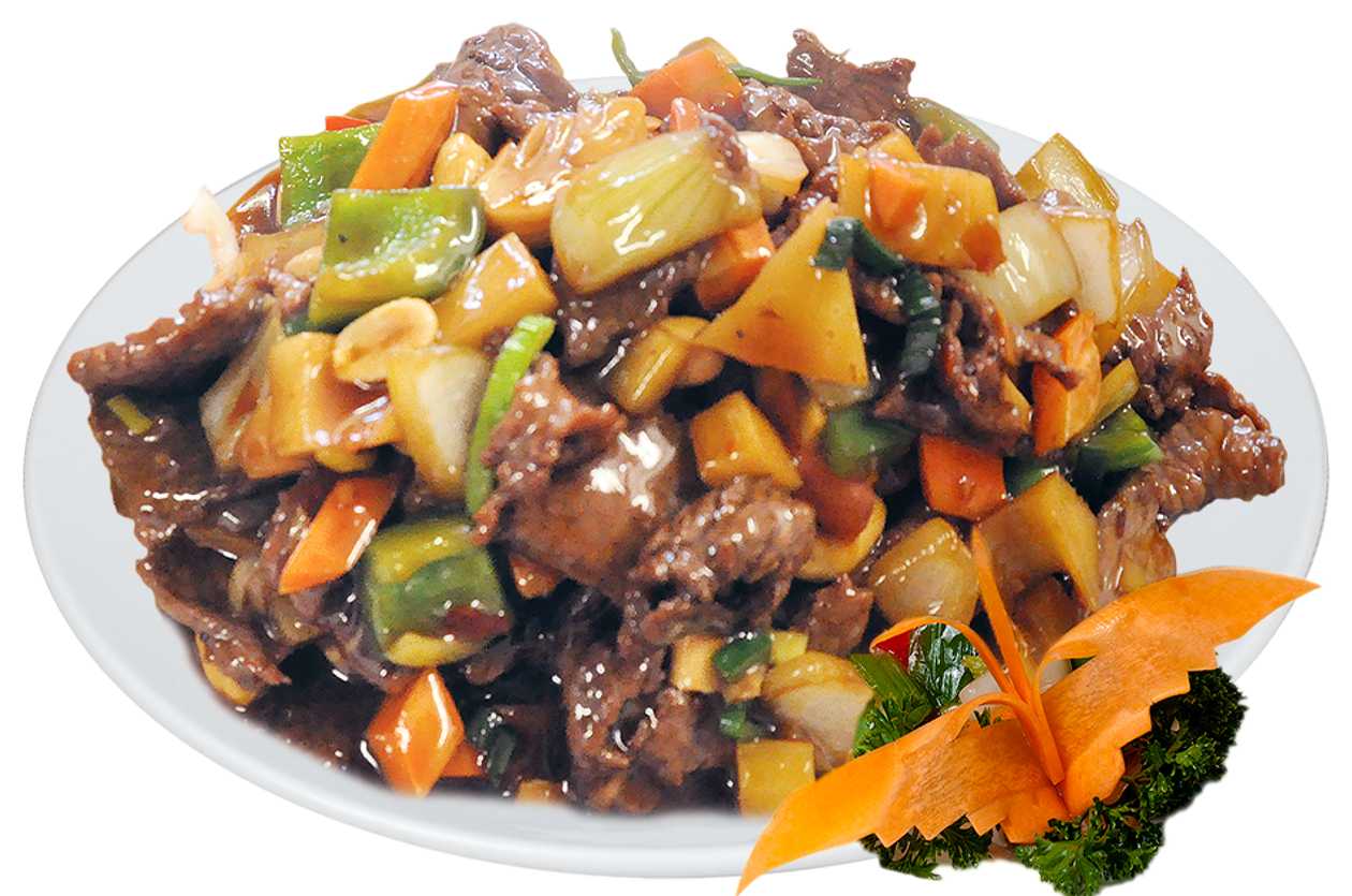 M31. Hovězí Kung-Pao, Rýže