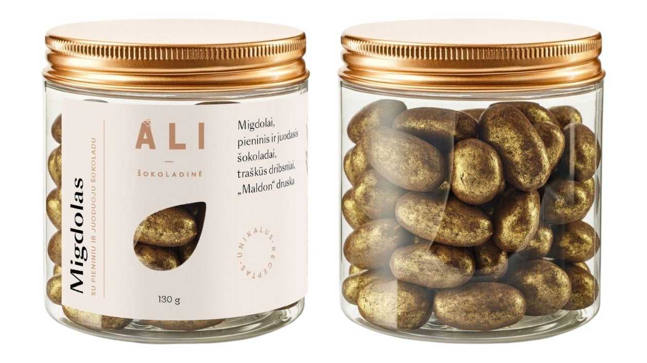Almonds with Dark and Milk Chocolate