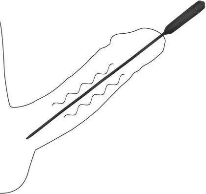 Plug Dilatador de Uretra com Vibração - Ouch! (1 un)
