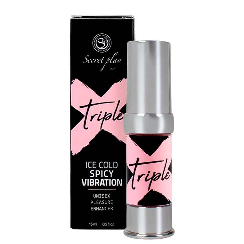 Gel Estimulante com Efeito Vibratório - Triple X - Secret Play (15 ml)