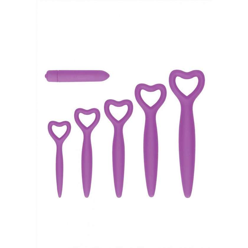 Conjunto de 5 Dilatadores Vaginais com Bala Vibratória - Ouch! (5 un)