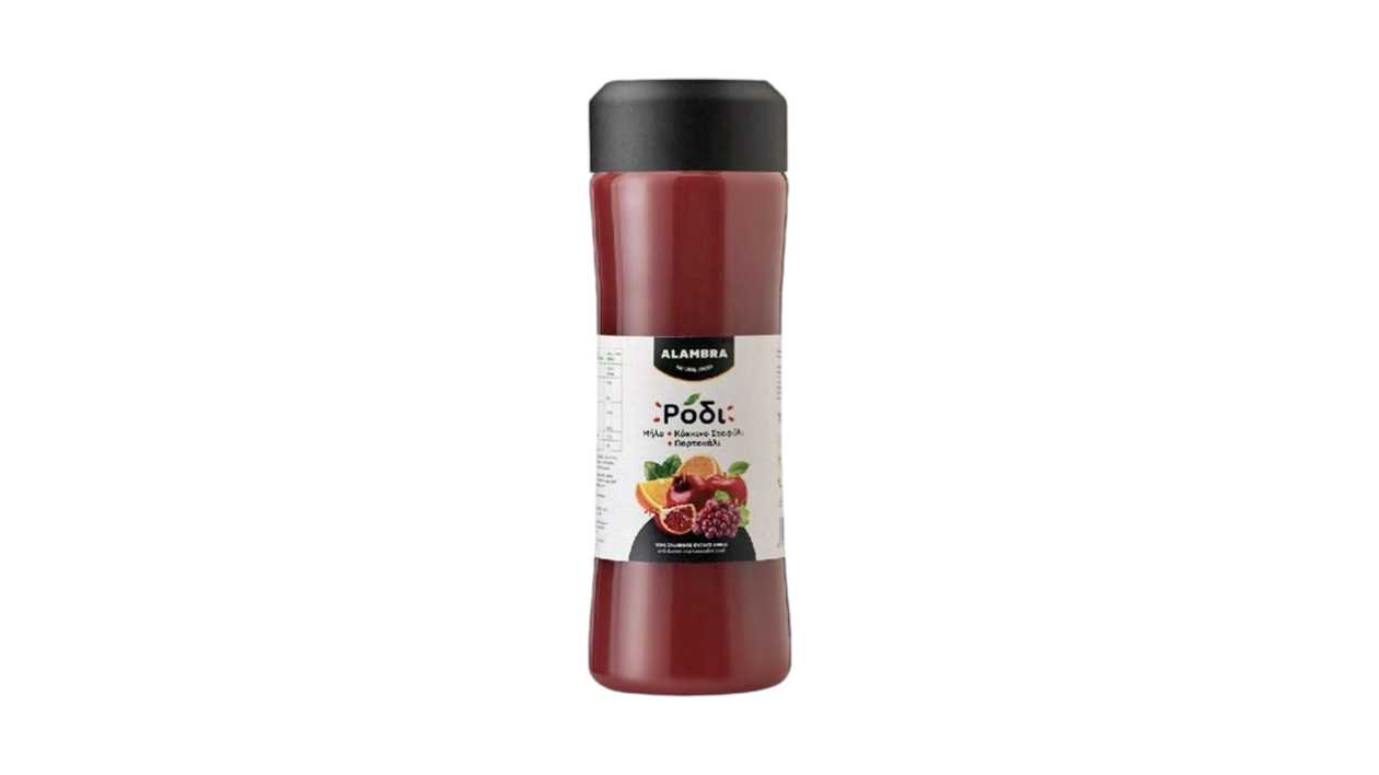 Alambra Natural Pomegranate-Orange-Apple-Red Grape Juice 1L