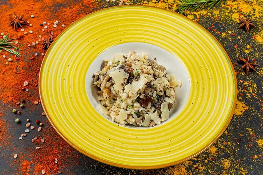 Truffle and Mushroom Risotto