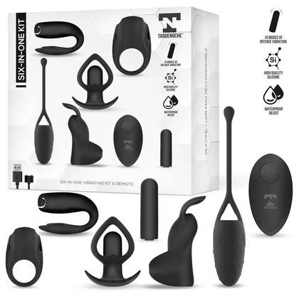 Kit com 6 Brinquedos Vibratórios e Comando sem Fios (6 un)