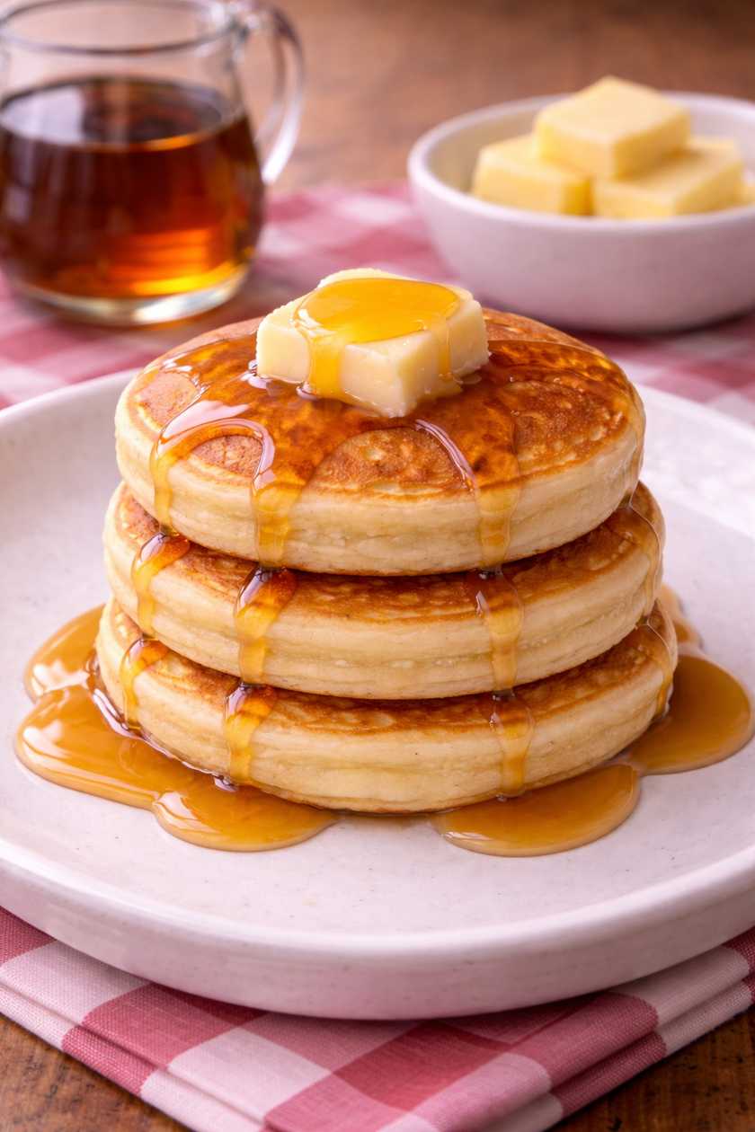 Panquecas Americanas com Maple Syrup