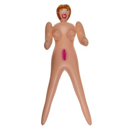 Mini Boneca Insuflável com 2 Orifícios - Ruiva (60 cm)