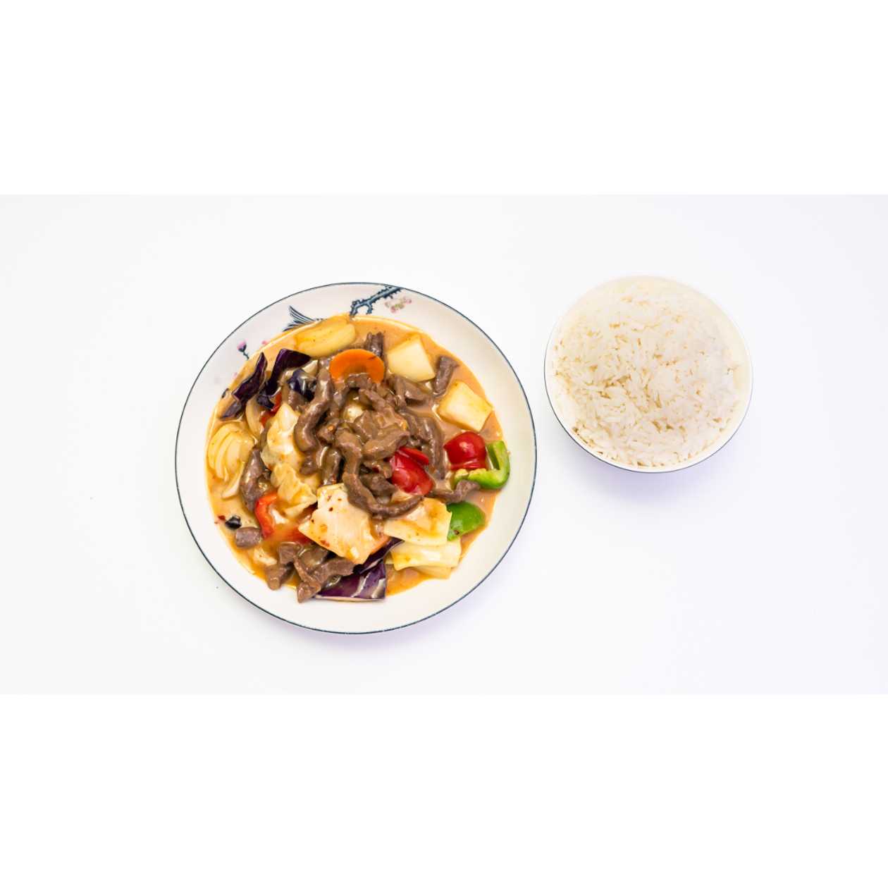 M41. Hovězí Maso po Thajsku, Rýže