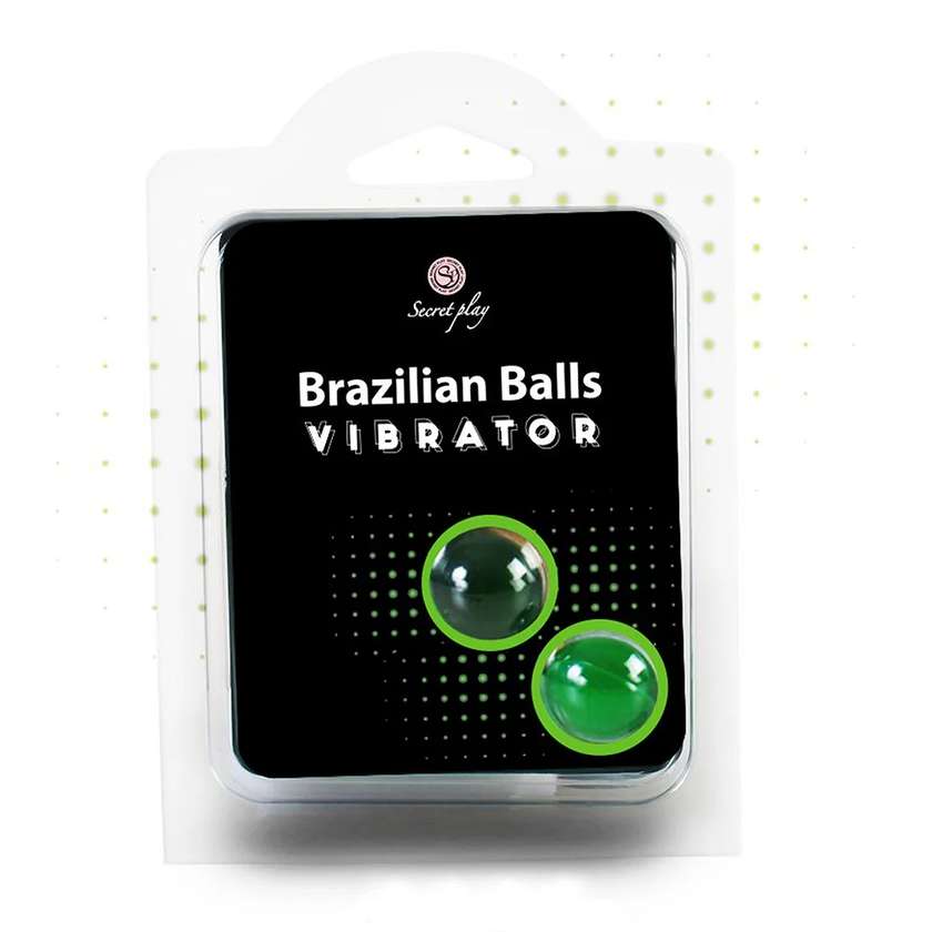 2 Bolas Lubrificantes Brazilian Balls - Efeito Vibratório - Secret Play (2 un)