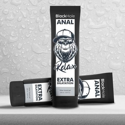 Lubrificante à base de Silicone - Dilatador e Relaxante - Black Hole (250 ml)