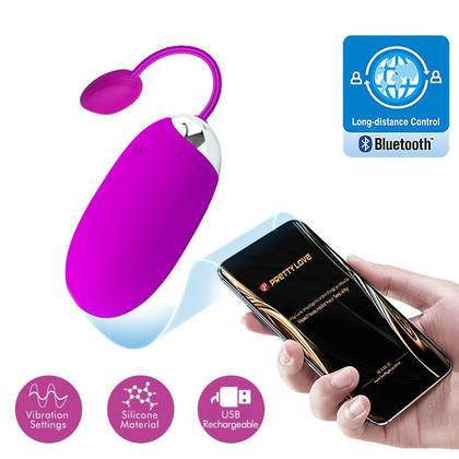 Ovo Vibratório Vaginal com App - Abner - Pretty Love (1 un)