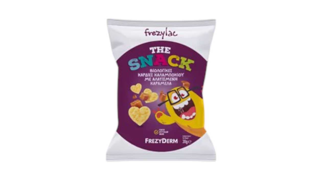 Frezylac The Snack Organic Corn Hearts Salted Caramel 30gr