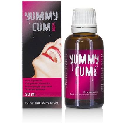 Gotas para Melhorar o Aroma e Aumentar a Produção de Esperma - Yummy Cum Drops (30 ml)