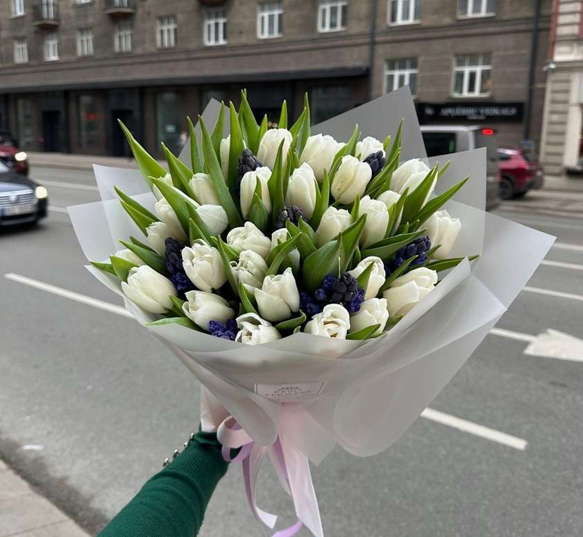 Tulips with Hyacinths