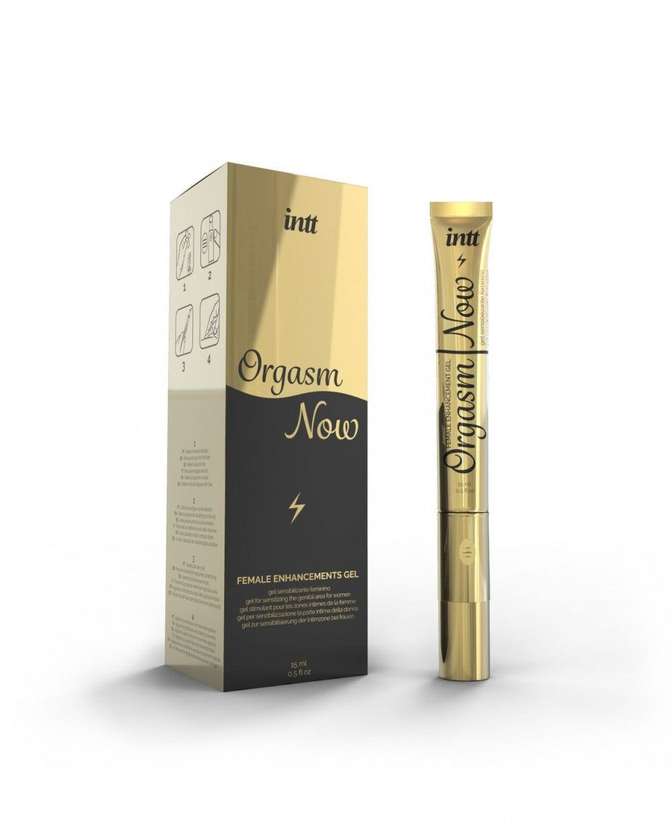 Gel Estimulante com Efeito Vibratório e Aplicador - Orgasm Now - Intt (15 ml)