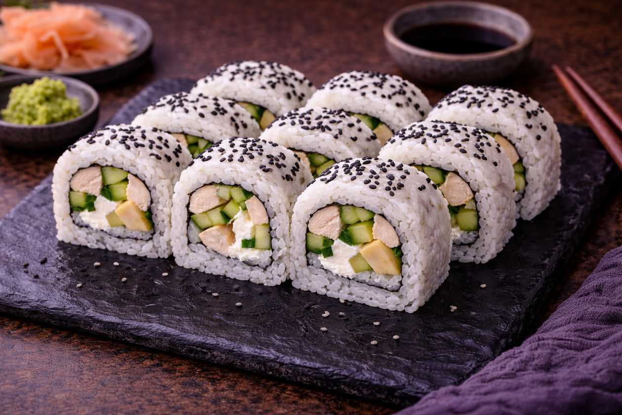 Smoked Chicken Maki 8pcs