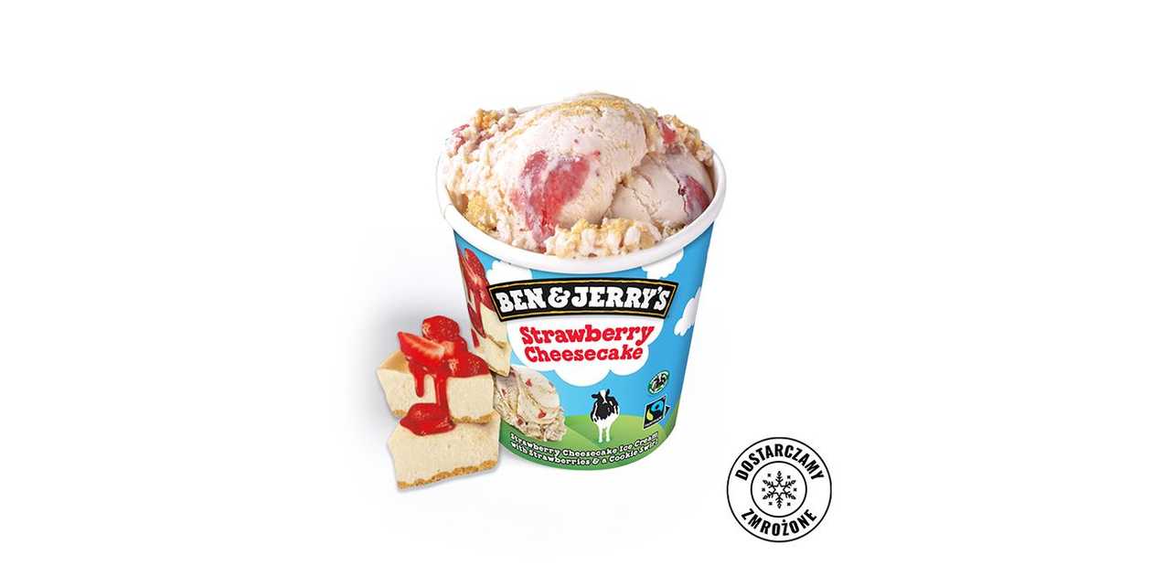 BEN&JERRY’S STRAWBERRY CHEESECAKE 465 ML