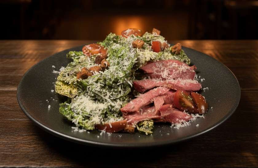 Black Caesar with Turkey Pastrami