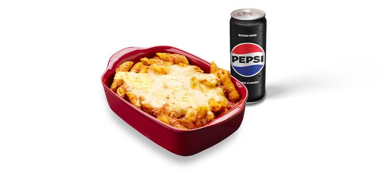 ZAPIEKARON CHEESY MARGHERITA W ZESTAWIE