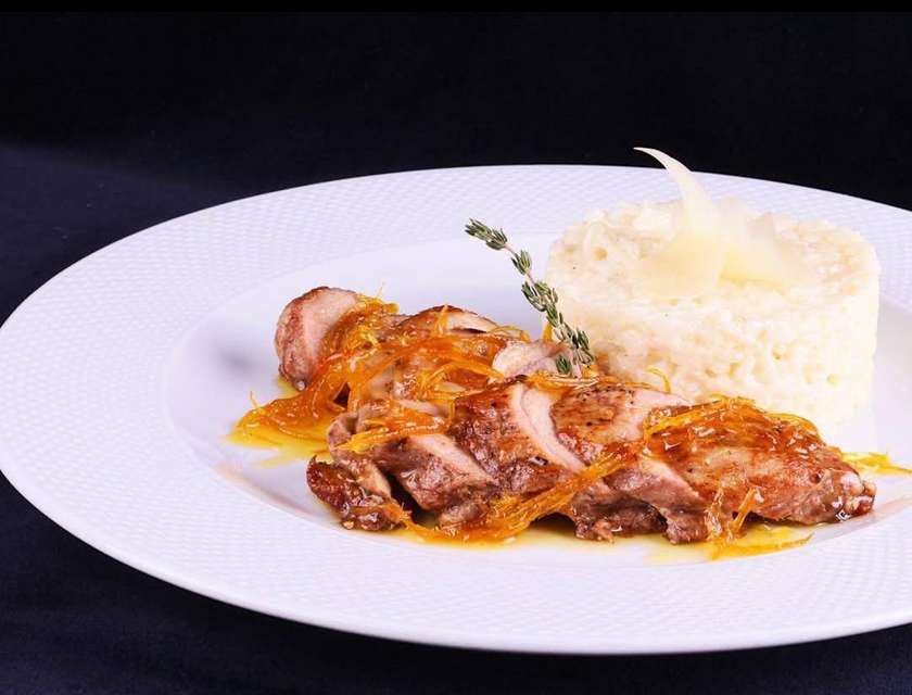 Duck Breast with Risotto