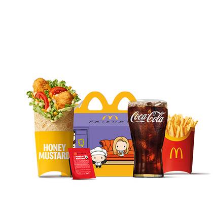 Honey Mustard Chicken McWrap Friends meal