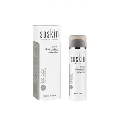 Soskin - W+ Face Fluid SPF 25 for Pigmented Spots, Combination/Oily Skin 50ml 121048