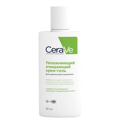CeraVe - Face/Body Cream-Gel Cleansing Moisturizer Normal/Dry Skin 88ml 7326