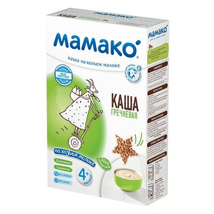 Mameko - Buckwheat Porridge with Goat Milk /4 months+/ 200g 5994/9374