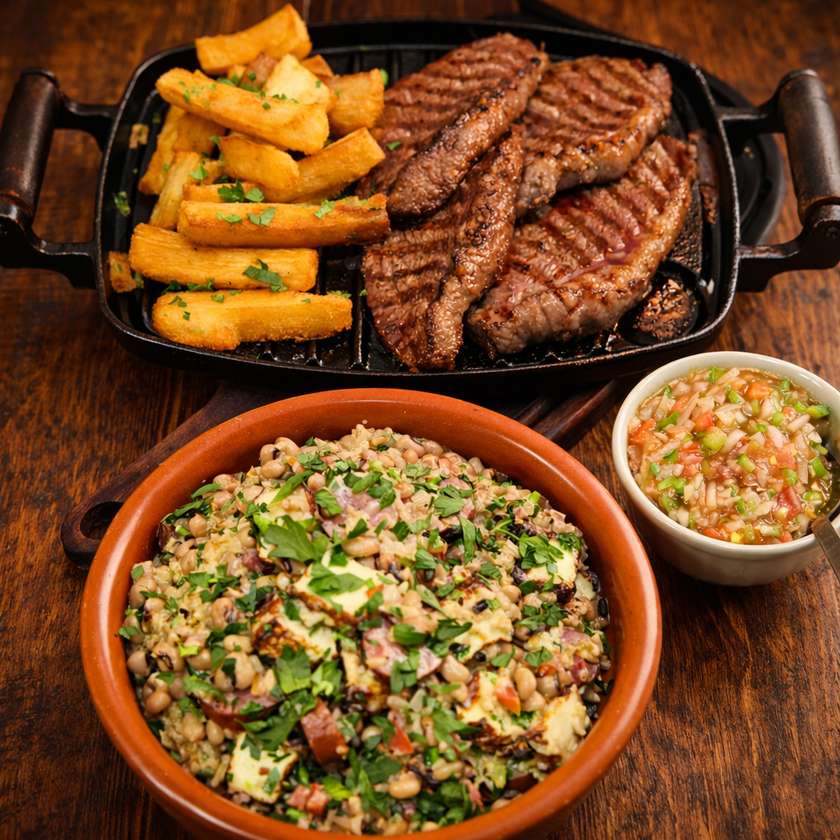 Baião de Dois with Picanha