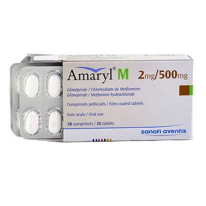 Amarili M Tablet 2mg + 500mg #30